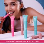 Buy Lotus Herbals Sugar Delight Lip Balm with SPF 15 for Dry and Chapped Lips, Reduces Pigmentation, Moisturises Deeply, Glossy Finish, With Ceramides and Vitamin E, Pink Tint, Fruity Scent, Vegan, Pink - 10 gm - Purplle