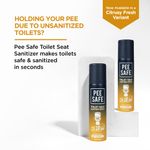 Buy Pee Safe Toilet Seat Sanitizer Spray - Citrus (75 gm) - Purplle