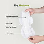 Buy Pee Safe Ultra Thin Cottony Soft & Rash Free Sanitary Pads - XL ( 12 Pads) - Purplle