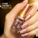 Buy Lakme Ultimate Glam Chrome Nail Copper 6 ml - Purplle