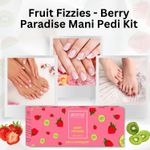 Buy Aroma Treasures Berry Paradise Strawberry and Kiwi Fizz Mani-Pedi Kit -One-Time Use, 87 gm - Purplle