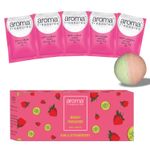 Buy Aroma Treasures Berry Paradise Strawberry and Kiwi Fizz Mani-Pedi Kit -One-Time Use, 87 gm - Purplle