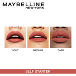 Buy Maybelline New York Super Stay Matte Ink Liquid Lipstick - Self Starter 130 (5 gm) - Purplle