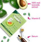 Buy Ponds Vitamin E Nourishing Soft & Supple Skin, 100% Natural Avocado Sheet Mask, 25 ml - Purplle
