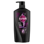 Buy Sunsilk Stunning Black Shine Shampoo, 650 ml - Purplle