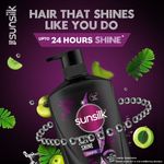 Buy Sunsilk Stunning Black Shine Shampoo, 650 ml - Purplle
