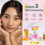 Buy Pure Origin Korean Vitamin C Bright Boosting Kit | Face Wash (150 ml), Serum (30 ml) & Vit C Gel Moisturizer (100 gm) | Reduces Spots, Dullness & Evens Tone | Visibly Bright Skin | For All Skin Types - Combo of 3 - Purplle