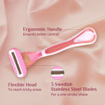 Buy Carmesi Silk Care Body Razors (Pack of 3) - Purplle
