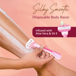 Buy Carmesi Silk Care Body Razors (Pack of 3) - Purplle