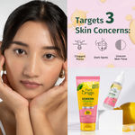 Buy Pure Origin Korean Vitamin C Glow & Protect Kit | 20x Korean Vitamin C Brightening Face Serum (30 ml) & Light Gel Sunscreen with SPF 50 & PA+++ (50 gm) | Reduces Dark Spots, Dullness & Uneven Skin Tone | No White Cast | All Skin Types, Combo of 2 - Purplle