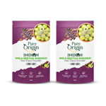 Buy Pure Origin Indian Amla Reetha Shikakai Hair Pack Powder | Natural Hair Cleanser | Nourishes Hair & Scalp | Enhances Shine (Pack of 2) 200 gm - Purplle