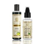 Buy Khadi Natural Anit-Hair Fall Routine Combo (A mla & Bhringraj Hair Cleanser 210 ml | Herbal Serum 50 ml) - Purplle
