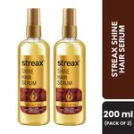Buy Streax Hair Serum vitalised with Walnut Oil (200 ml)- Pack of 2 - Purplle