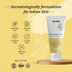 Buy Nirvasa Sunscreen Gel with 5% Niacinamide for 98% UVA/UVB Protection | Lightweight, No White Cast & Broad Spectrum PA +++, Sunscreen SPF 50 for All Skin Types | Sunscreen for Women & Men 50 ml - Purplle