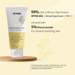 Buy Nirvasa Sunscreen Gel with 5% Niacinamide for 98% UVA/UVB Protection | Lightweight, No White Cast & Broad Spectrum PA +++, Sunscreen SPF 50 for All Skin Types | Sunscreen for Women & Men 50 ml - Purplle