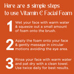 Buy Skinella Vitamin C Orange & Lemon Face Foam 100 ml - Purplle