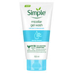 Buy Simple Water Boost Micellar Gel Facial Wash | 100 Hr Hydration | 150 ml - Purplle