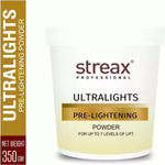Buy Streax Professional Ultralights Pre-Lightening Powder, Up to 7 levels of Lift, 350 gm - Purplle