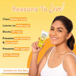 Buy Lacto Calamine Sunscreen SPF 50 | 50 gm | PA +++ Sunscreen For Oily Skin | UVA – UVB Sunscreen | Water Resistant & No White Cast | With Kaolin Clay, Vitamin E & Lemon Extracts | Paraben Free - Purplle