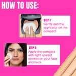 Buy Elle 18 Lasting Glow Compact, 9Hrs Oil-Free, Vitamin E and C, Matte Finish, Shell 9 gm - Purplle