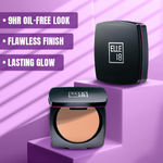 Buy Elle 18 Lasting Glow Compact, 9Hrs Oil-Free, Vitamin E and C, Matte Finish, Coral 9 gm - Purplle