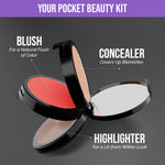 Buy Staze 9to9 Triple Treat Stacked Face Palette (01 Main Character)(7.5 gm) - Purplle