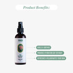Buy Nature4Nature Hydrating Facial Mist Pure Rose Water | Refreshing & Hydrating Facial Toner for Normal to Oily Skin | Instantly Hydrates | Balances pH Levels| 100 ml - Purplle