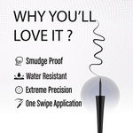 Buy Ilena Line My Dreams Liquid Eye Liner, Matte Black, 8 Hours Smudge-Proof, Water-Resistant, No Mineral Oils, No Chemicals, Cruelty Free (4 ml) - Purplle