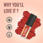 Buy Ilena Pout Passion Liquid Lipstick, Hot Chilli, Non-Transfer Matte, 12 Hours Stay, Enriched With Almond Oil And Vitamin E, Natural, No Mineral Oil, Paraben & Cruelty Free (4 ml) - Purplle