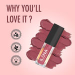 Buy Ilena Pout Passion Liquid Lipstick, Non-Transfer Matte, 12 Hours Stay, Into U Shade, Enriched With Almond Oil And Vitamin E, Natural, No Mineral Oil, Paraben & Cruelty Free (4 ml) - Purplle