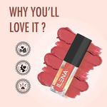 Buy Ilena Pout Passion Liquid Lipstick, Non-Transfer Matte, Soulmate Shade, 12 Hours Stay, Enriched With Almond Oil And Vitamin E And Vitamin E, Natural, No Mineral Oil, Paraben & Cruelty Free (4 ml) - Purplle