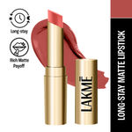 Buy Lakme Unreal 3D Slim Bullet, Matte Finish, Nude Pop, 3.6g - Purplle