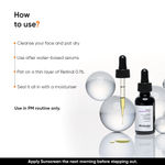 Buy Minimalist Retinal 0.1% Face Serum 20 ml - Purplle