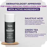 Buy Sanfe 2% BHA Pore Cleansing Toner - For Blackheads, Enlarged Pores, Wrinkles, Fine Lines, 100 ml - Purplle