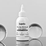 Buy Sanfe 7% Glycolic Acid Toner | Gently Exfoliates, Even Tone, Smooths Skin, Radiant Skin, 100 ml - Purplle