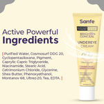 Buy Sanfe Brighten & Conceal Undereye Cream| For dark Circlers, wrinkles& Puffiness 20 gm - Purplle