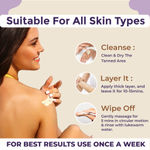 Buy Sanfe Instalite Detan Wipe Off Body Cream, Tan Removal Detan Cream 1 Tone Brighter in 10 mintues 100 gm - Purplle