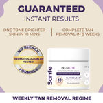 Buy Sanfe Instalite Detan Wipe Off Body Cream, Tan Removal Detan Cream 1 Tone Brighter in 10 mintues 100 gm - Purplle