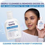 Buy Sanfe Oily Skin Cleanser | For skin repair, dryness, tighter skin - For Oily, Acne Prone Skin, 100 ml - Purplle