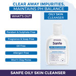 Buy Sanfe Oily Skin Cleanser | For skin repair, dryness, tighter skin - For Oily, Acne Prone Skin, 100 ml - Purplle