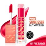 Buy Maybelline New York Sunkisser Hazy Matte Blush, 12H longwear and Pigmented Liquid Blush, Hot Pink Summer - 4.7 gm - Purplle