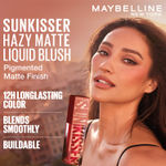Buy Maybelline New York Sunkisser Hazy Matte Blush, 12H longwear and Pigmented Liquid Blush, Hot Pink Summer - 4.7 gm - Purplle