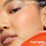 Buy Maybelline Sunkisser Hazy Matte Blush, 12HR Sunkissed Cheeks, Transfer & Sweat-proof, Melt-to-Skin Buildable Formula, Non-comedogenic, Peachy Quench - 4.7 gm - Purplle