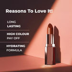 Buy Blue Heaven Roseate Soft Matte Lipstick Infused With Argan & Rosehip Oil for Intense Hydration | High Color Payoff | Long Lasting Lipstick for women | Mocha Mousse | 4 gm - Purplle
