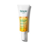 Buy Simple Hydrating UV Fluid SPF 50 PA++++ | Hyaluronic Acid | Sunscreen for dry & sensitive skin, 40 ml - Purplle