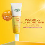 Buy Simple Mattifying UV Fluid SPF 50 PA++++ with Niacinamide| Sunscreen for oily & sensitive skin, 40 ml - Purplle