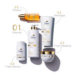 Buy Dove Peptide Bond Strength Shampoo | 340 ml - Purplle