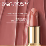 Buy L’Oreal Paris Color Hydrating Riche Satin Lipstick - 540 Nu Unstoppable, 4 gm - Purplle