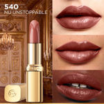 Buy L’Oreal Paris Color Hydrating Riche Satin Lipstick - 540 Nu Unstoppable, 4 gm - Purplle