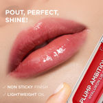 Buy L'Oreal Paris Plump Ambition Hyaluron Lip Oil - 380 Rouge In Love - Plumping Lip Oil , 5 ml - Purplle